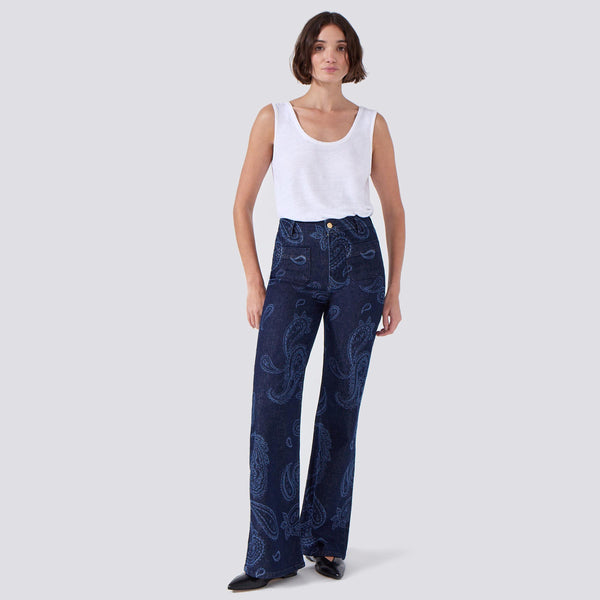 Jimi Flare Jeans Indigo – Hayley Menzies