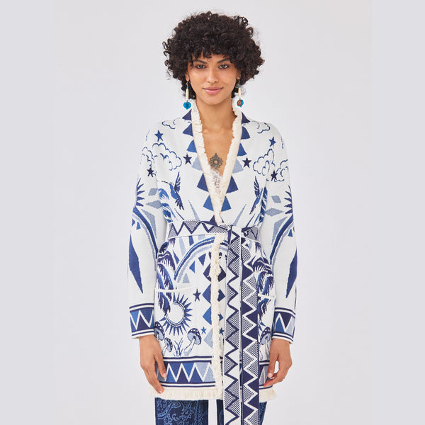 極美品☆ブルガリ☆ネクタイ☆箱付☆ブルー☆シルバー☆虎柄☆アニマル柄☆545 Magic Leopard Cardigan Cream – Hayley Menzies