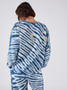 Janis Tassel Embellished Sweatshirt Blue