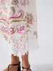 Jimi Silk Skirt Cream