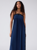 Ashley Silk Dress Navy