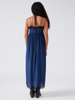 Ashley Silk Dress Navy