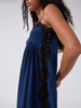 Ashley Silk Dress Navy