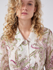 Jimi Silk Jacquard Shirt Dress Cream