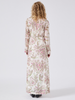Jimi Silk Jacquard Shirt Dress Cream