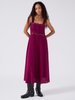 Courtney Silk Dress Magenta