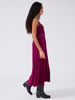 Courtney Silk Dress Magenta