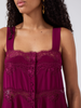 Courtney Silk Dress Magenta