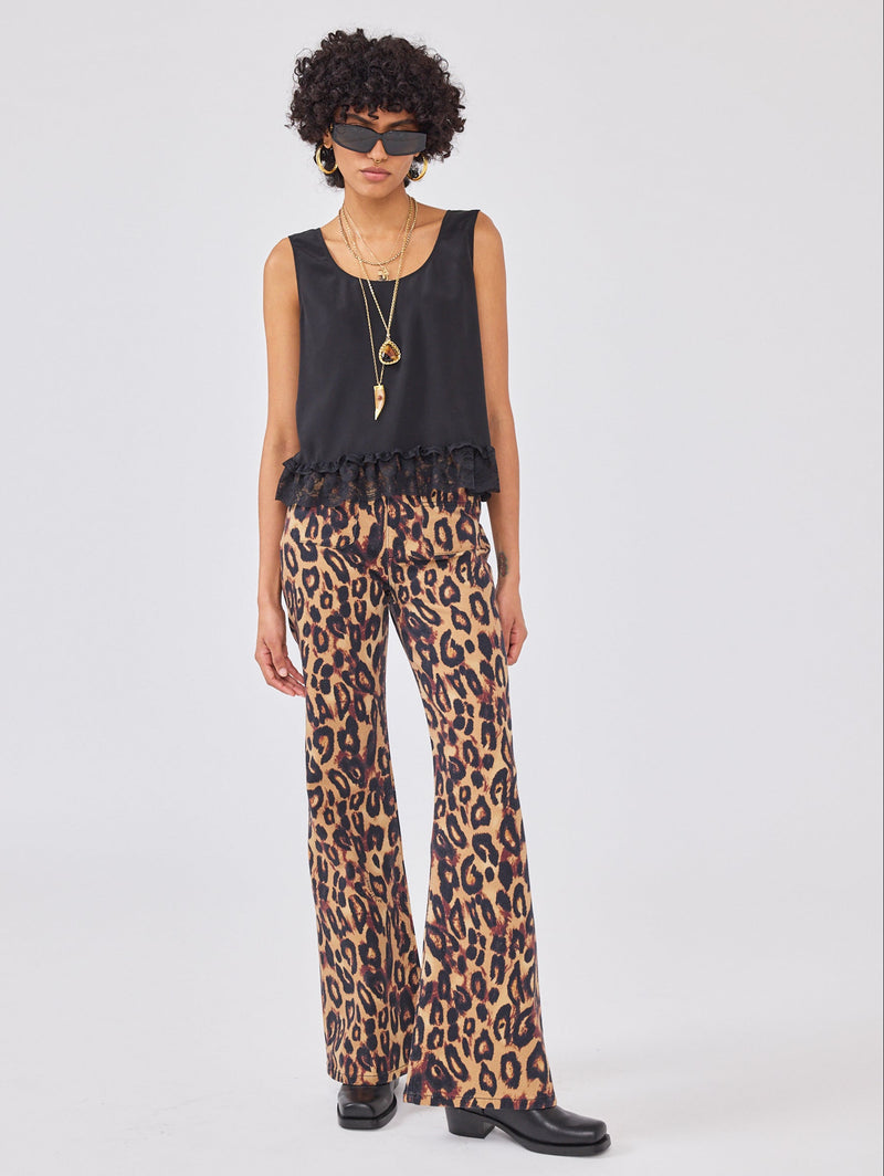 Cosmic Cat Flare Jeans