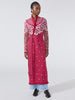 Dalton Cotton Jacquard Duster Red