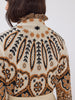 Dalton Cotton Jacquard Cardigan Cream