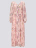 Dylan Lurex Gown Rose