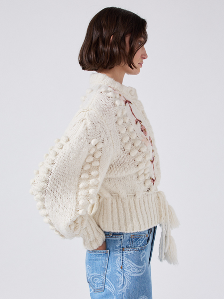 Gloria Alpaca Cardigan Cream – Hayley Menzies
