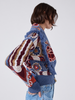 Tibetan Tiger Merino Bomber Blue