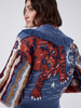 Tibetan Tiger Merino Bomber Blue
