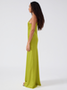 Kate Silk Dress Chartreuse