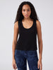 Linen Vest Black