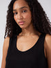 Linen Vest Black