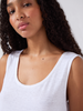 Linen Vest White