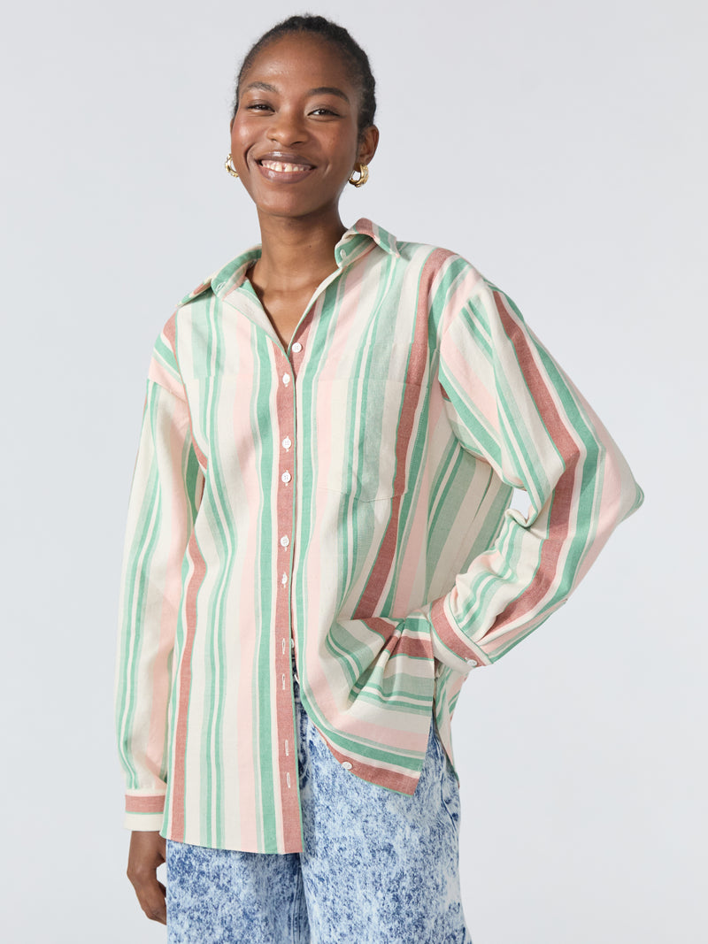 Luna Cotton Boyfriend Shirt