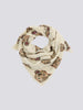 Leopard Logo Cashmere Wool Scarf