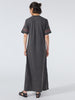 Maya Embroidered Maxi T-Shirt Dress