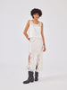 Nico Silk Vest Oyster