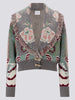Tibetan Tiger Merino Bomber Grey