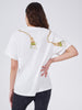Tassel Beaded T-Shirt White