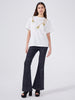 Tassel Beaded T-Shirt White