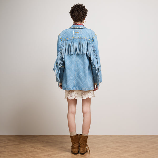 Viv Jacket Blue – Hayley Menzies
