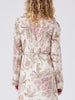 Jimi Silk Jacquard Shirt Dress Cream