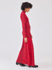 Debbie Silk Blend Knitted Dress Red