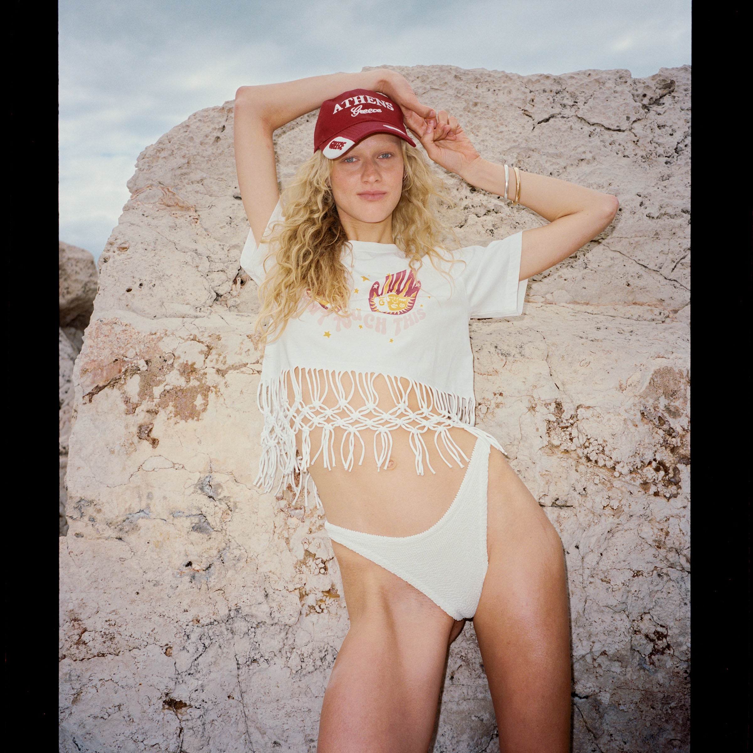 Can't Touch This T-Shirt White – Hayley Menzies