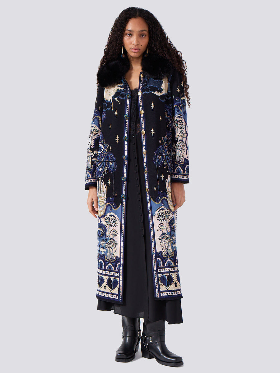 Written In The Stars Coat black