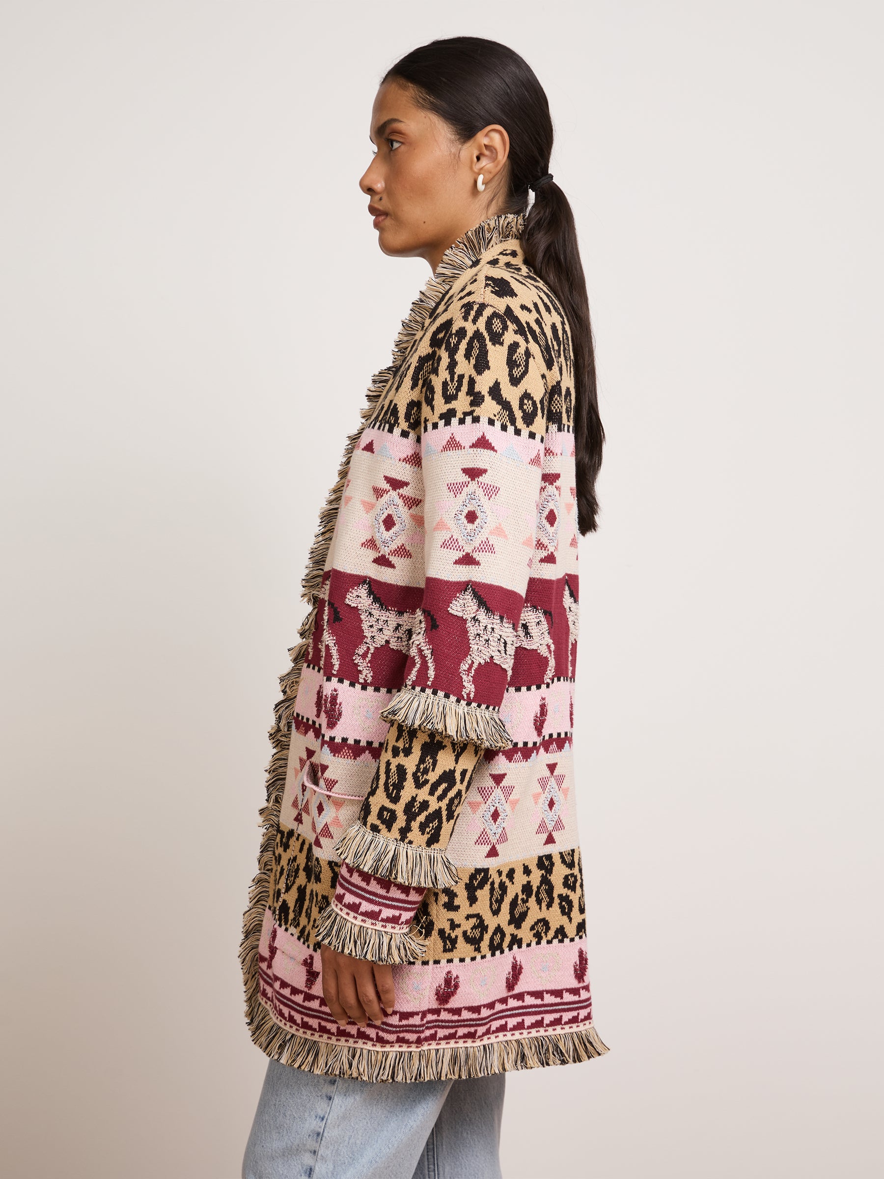Alpine Rodeo Cardigan Red