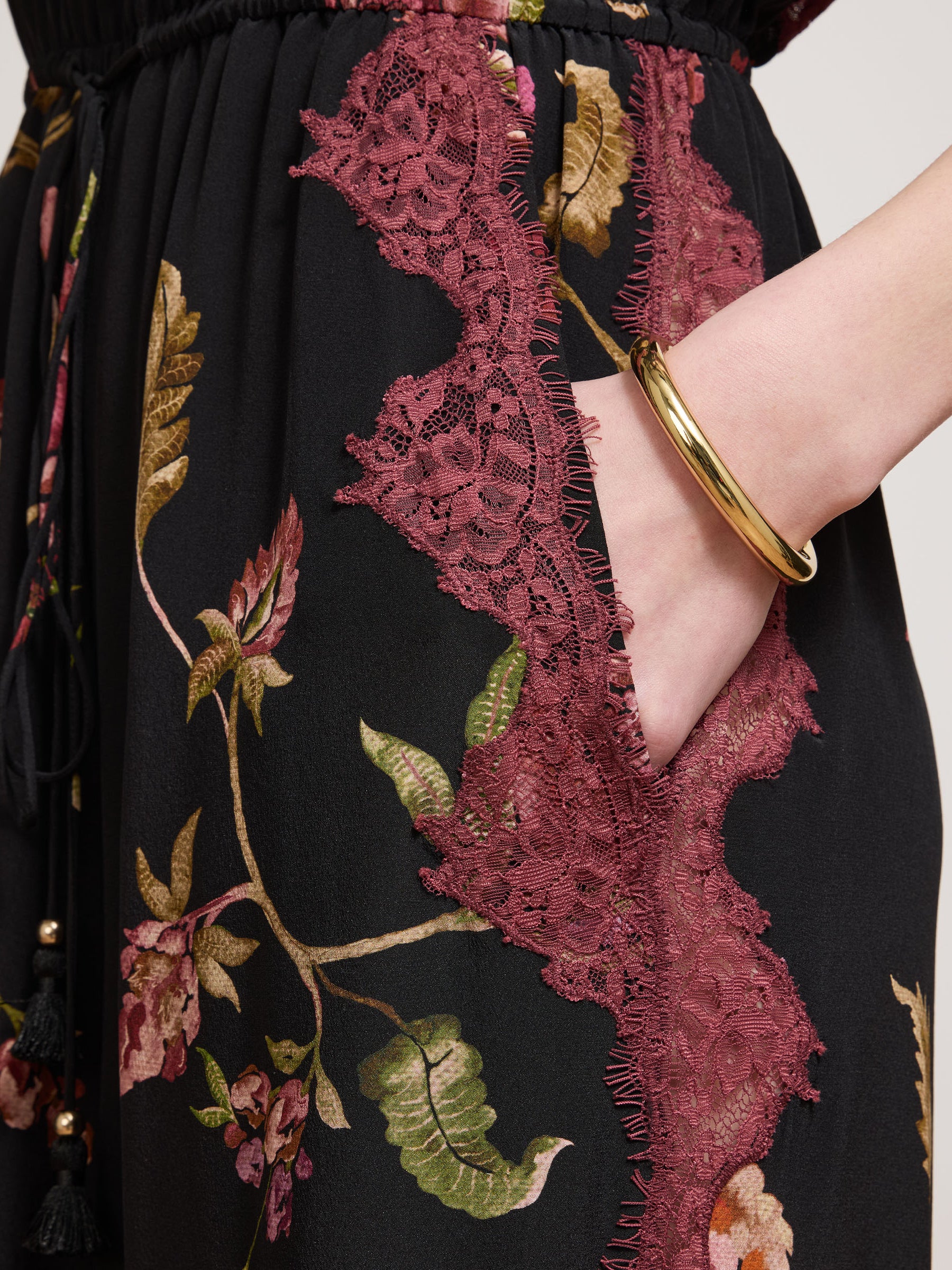 Talitha Silk Jumpsuit Black