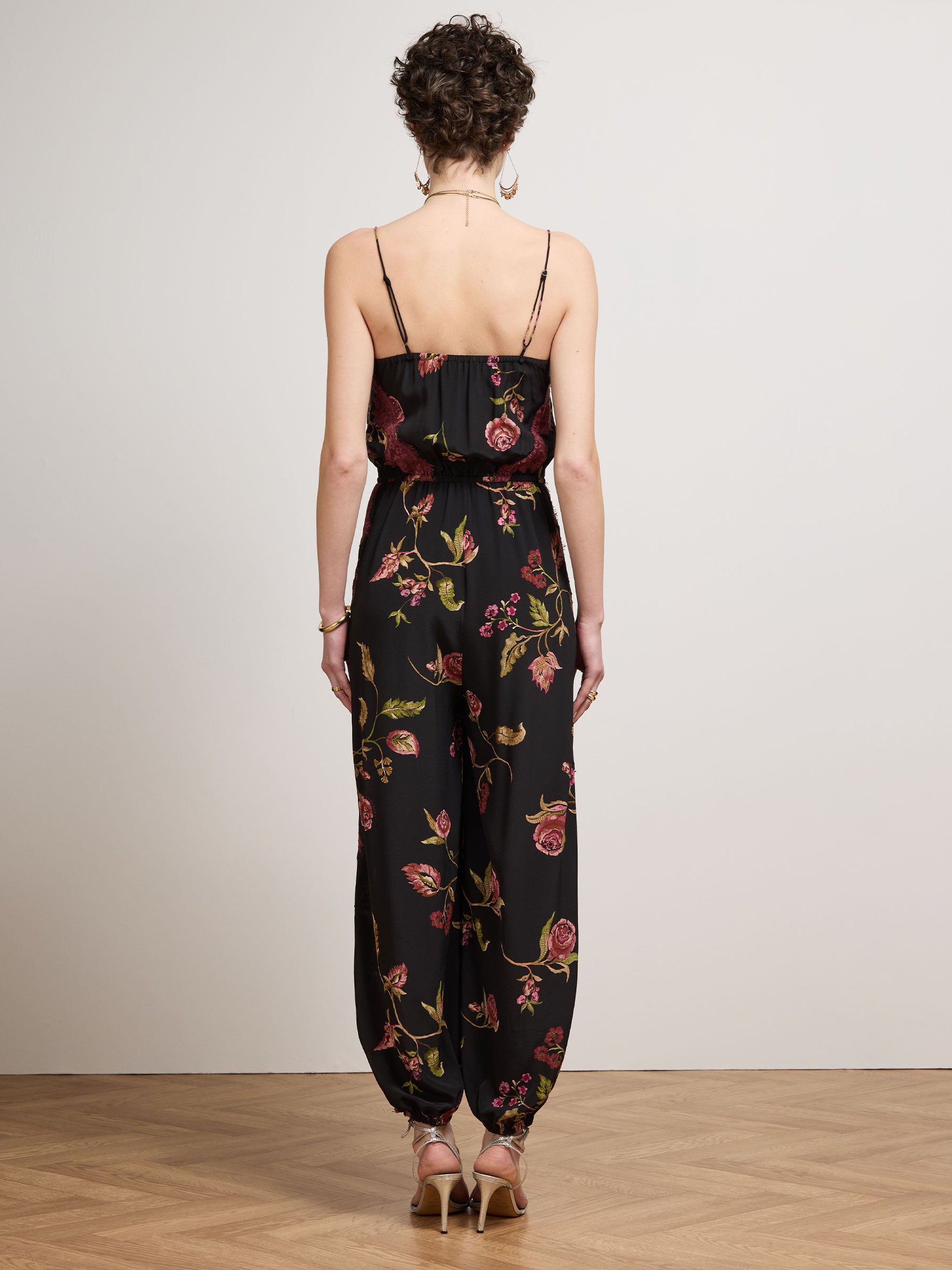 Talitha Silk Jumpsuit Black