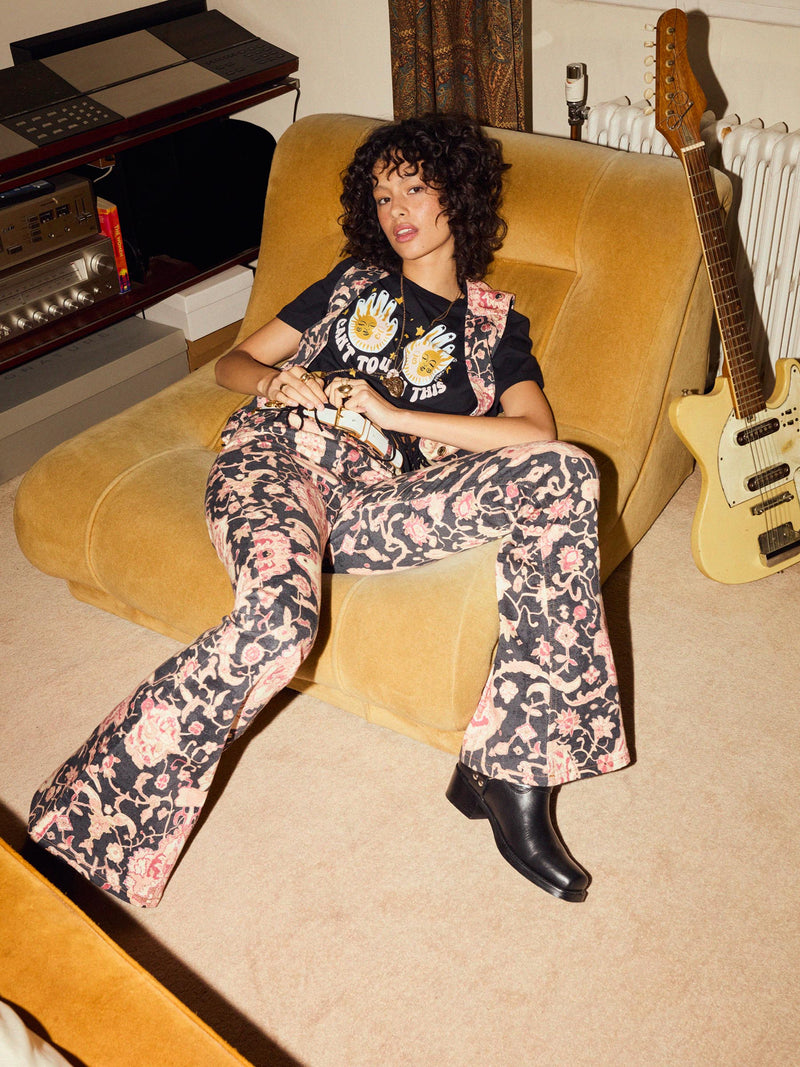 Desert Loom Flare Jeans Black