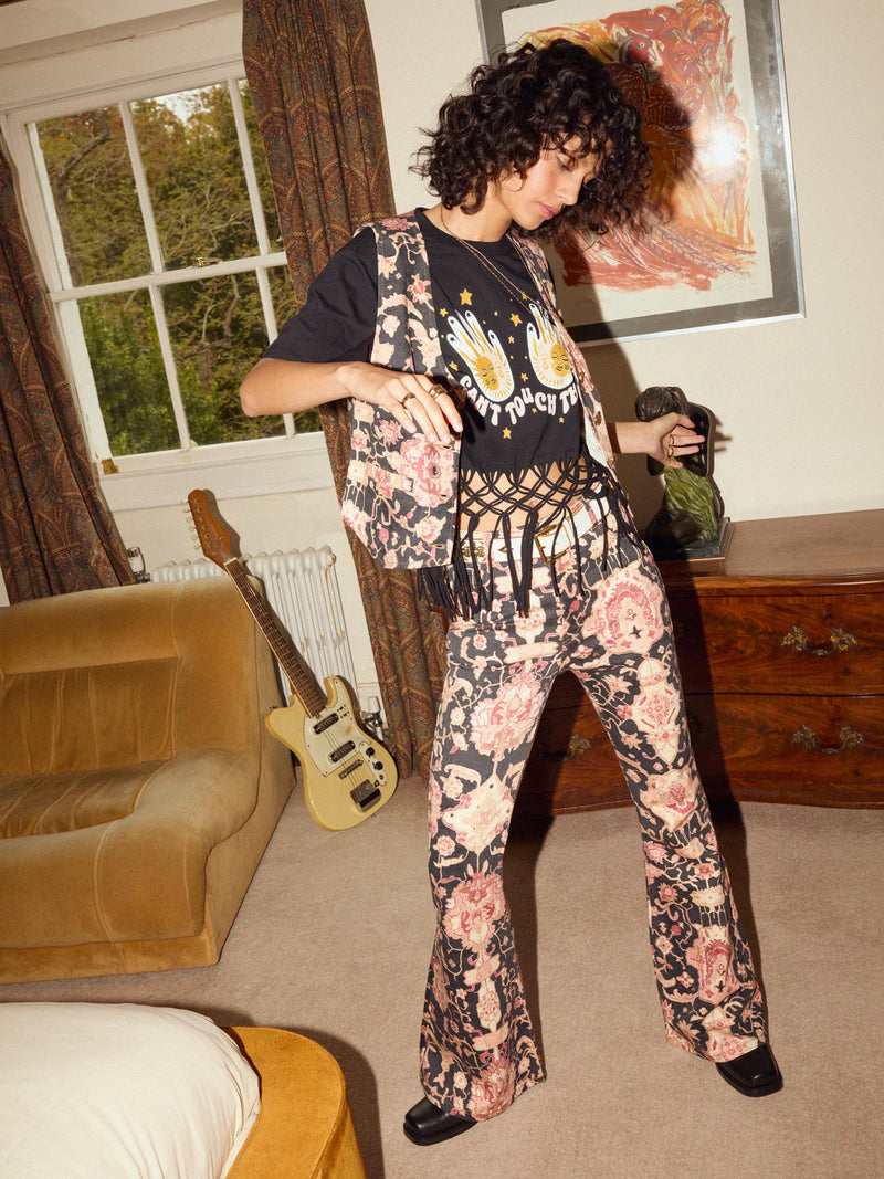 Desert Loom Waistcoat Black