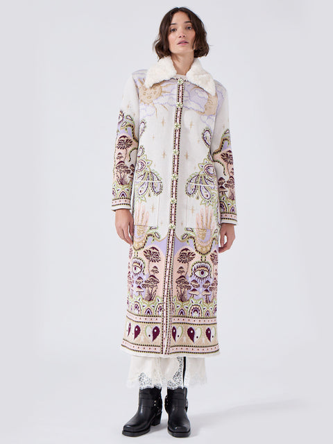 Written In The Stars Coat Cream