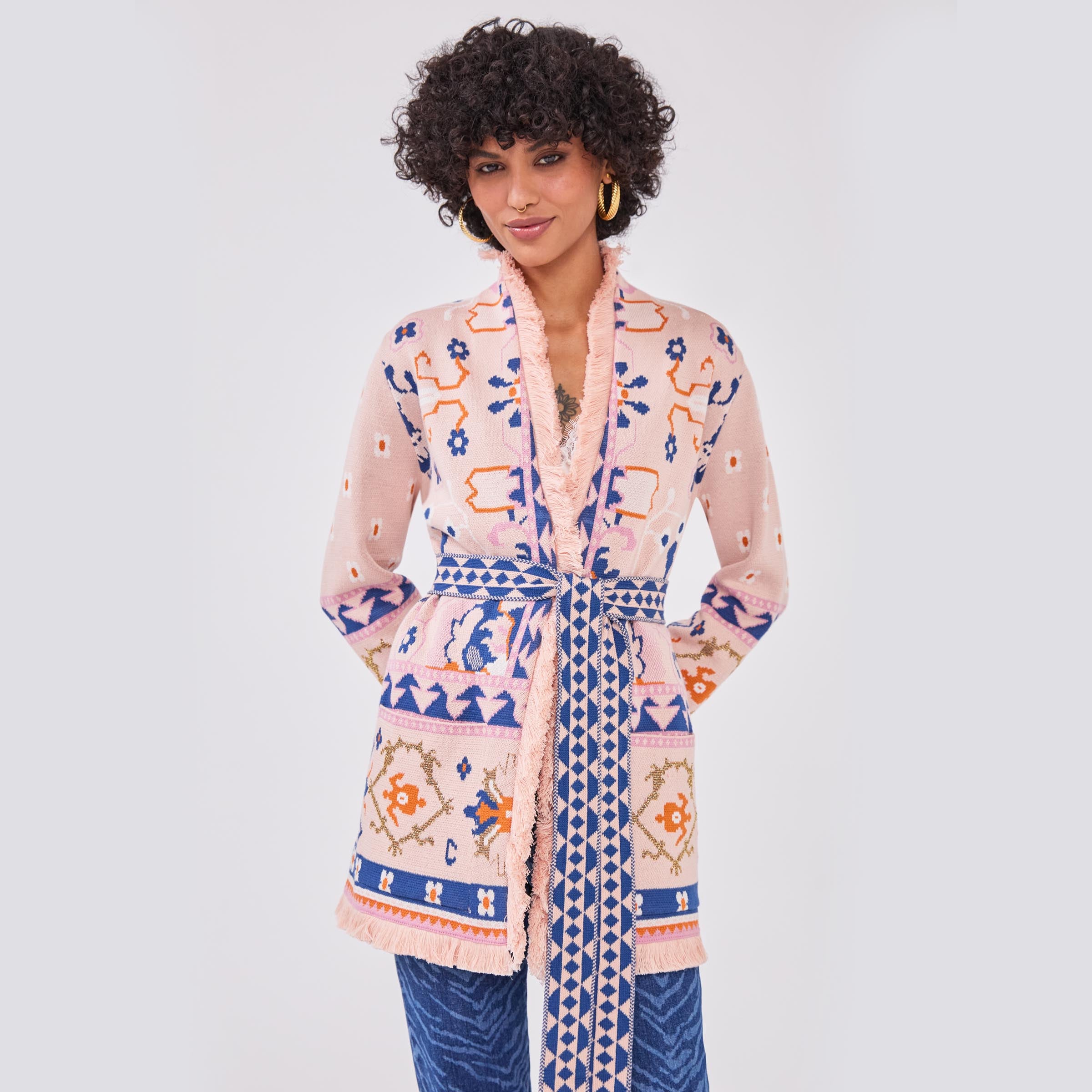 Desert Loom Cardigan Pink – Hayley Menzies
