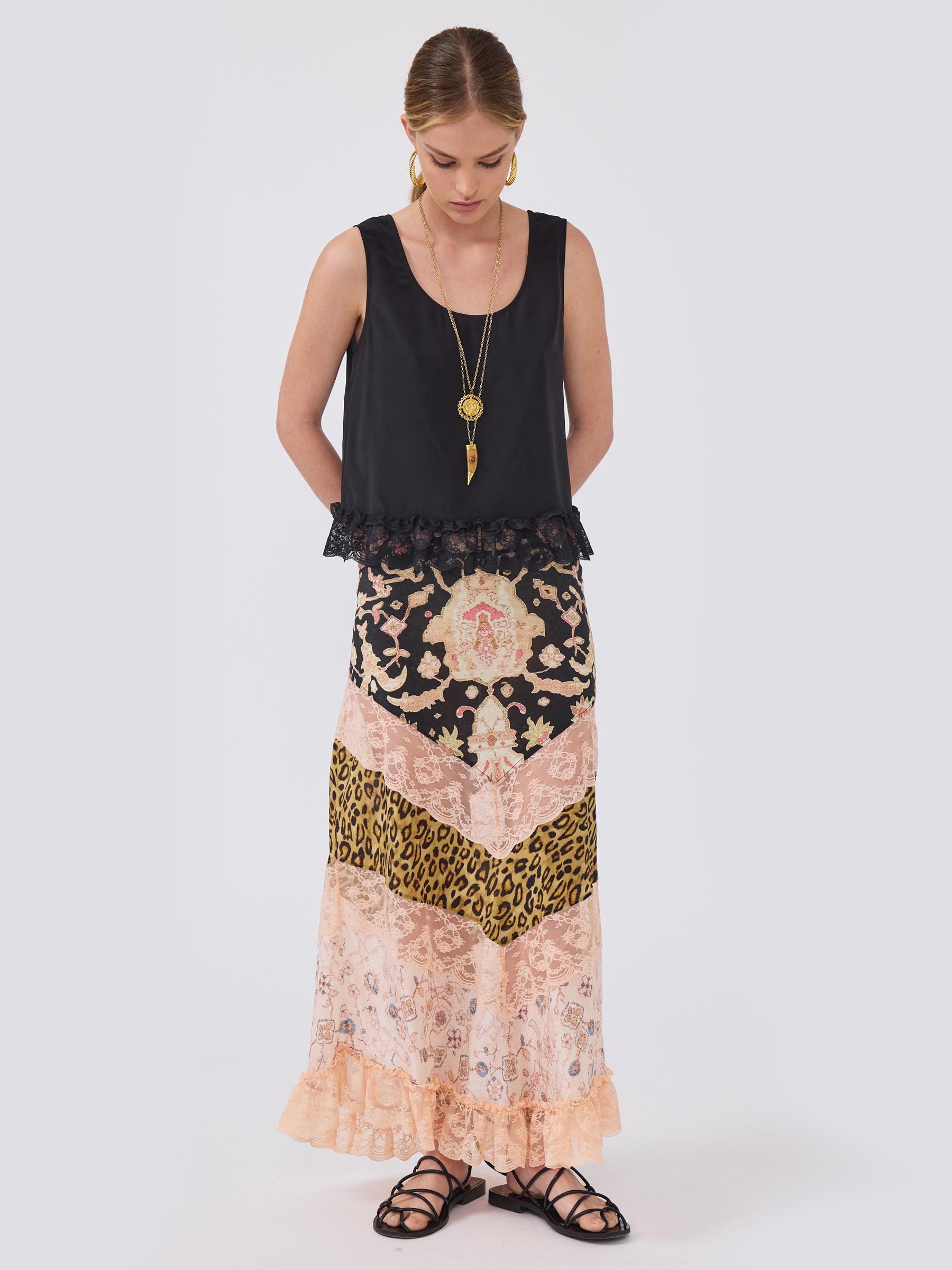 Desert Loom Silk Skirt Multi