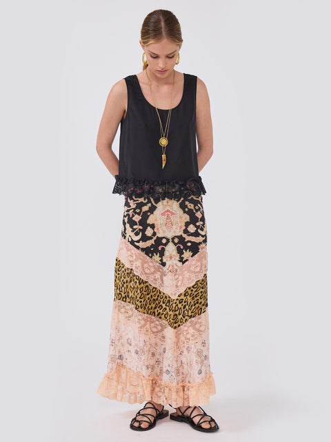 Desert Loom Silk Skirt Multi