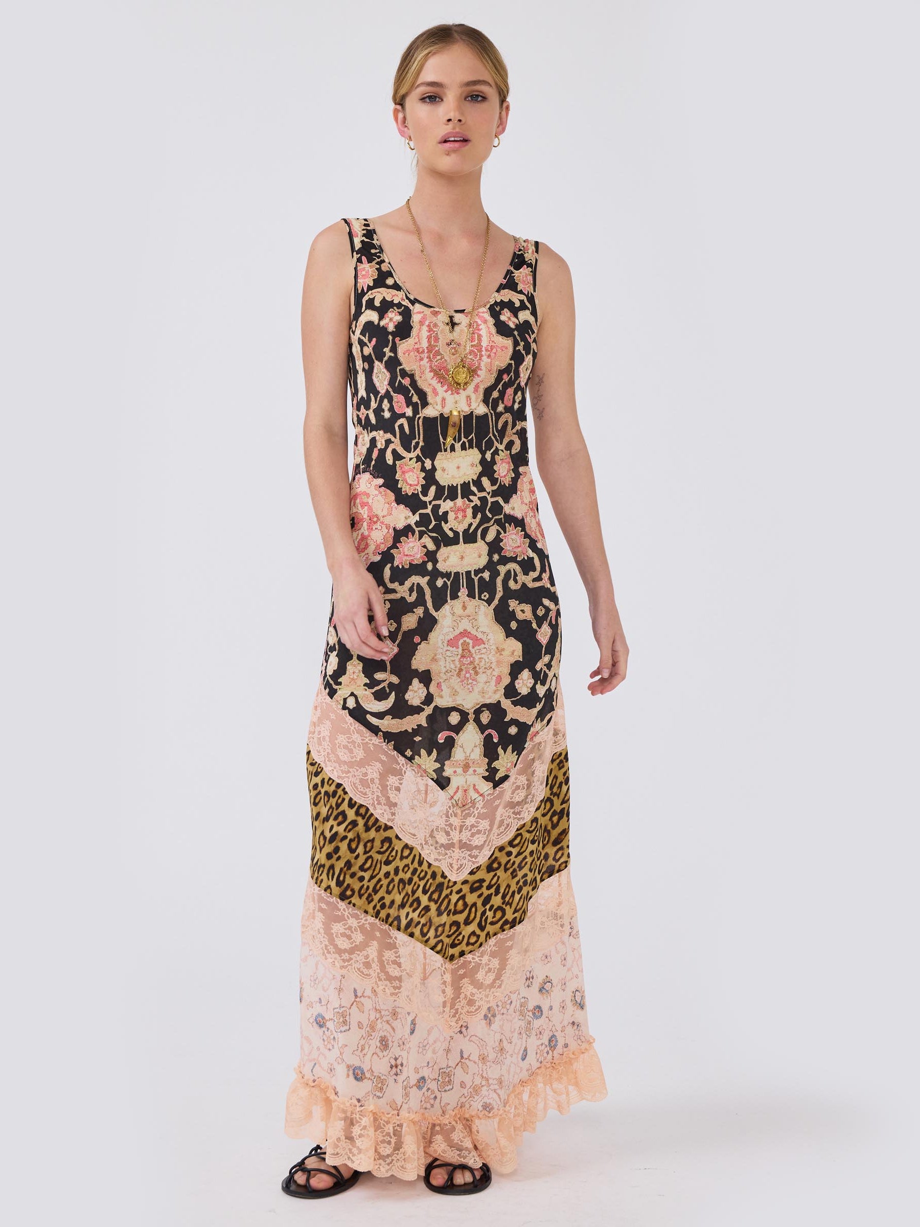 Desert Loom Silk Dress Multi