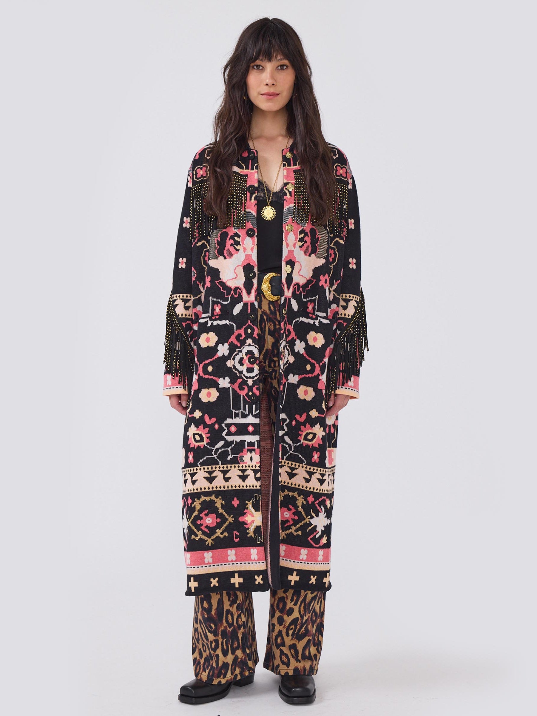 Desert Loom Coat Black