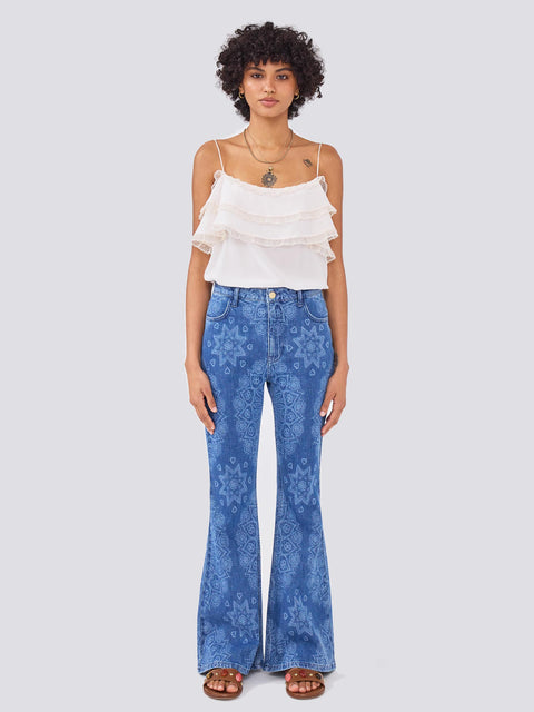 Dalton Flare Jeans Blue