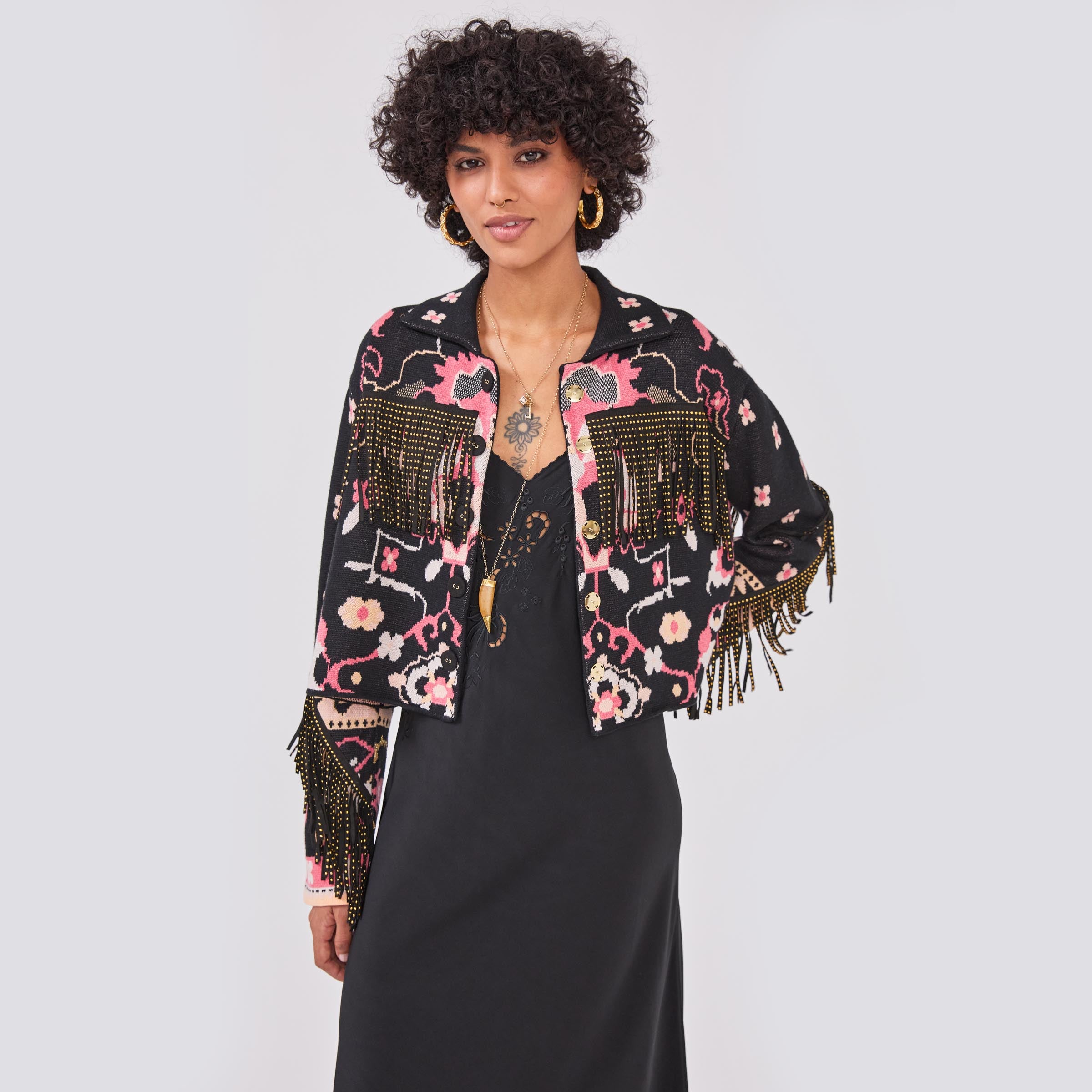 Hands of creation ブルゾン hproductdailywear Desert Loom Jacket Black – Hayley Menzies