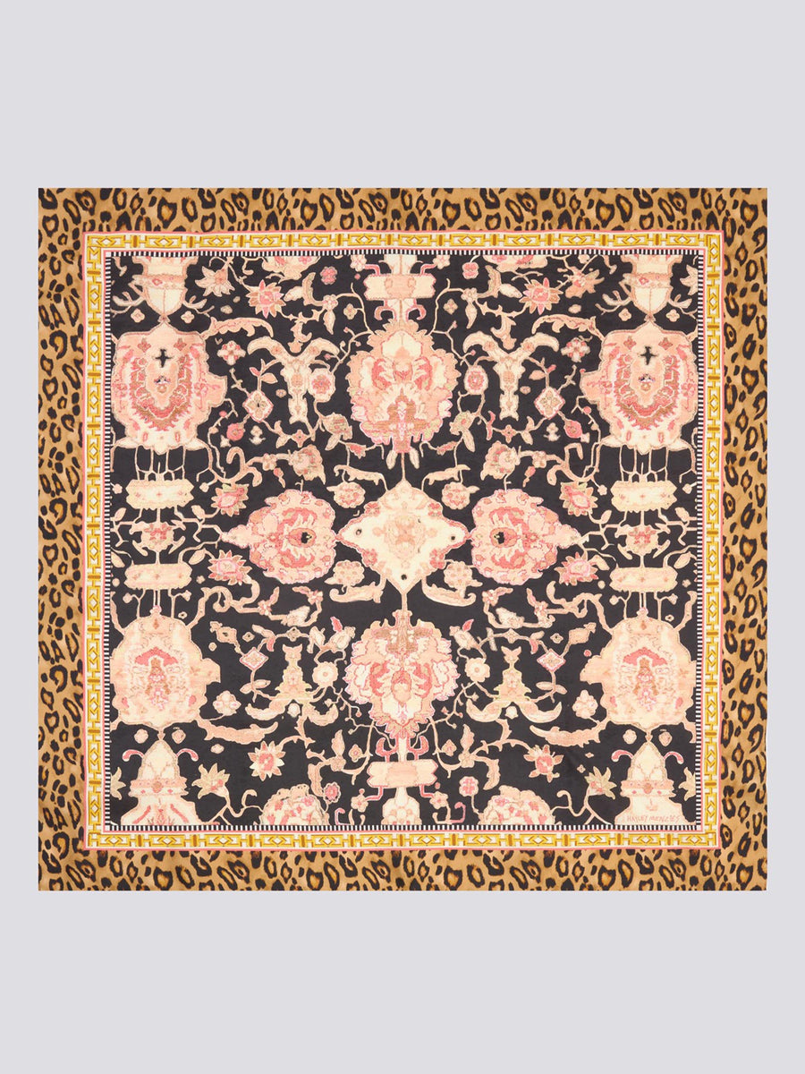 Desert Loom Silk Scarf Black