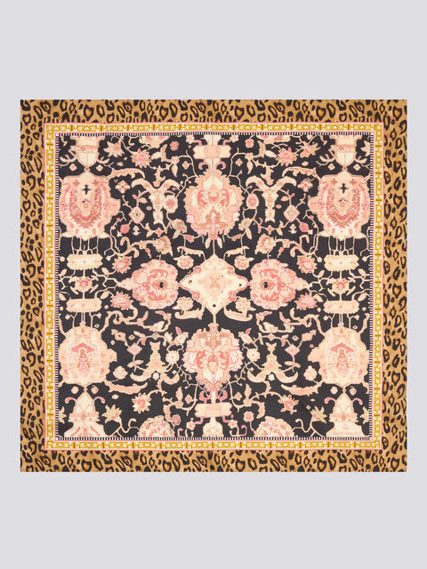 Desert Loom Silk Scarf Black